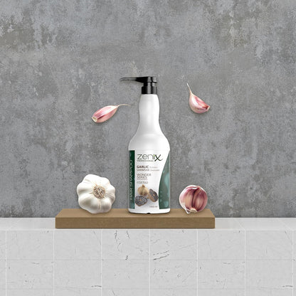 Zenix Black Garlic Extract Shampoo 1000ml | Strengthening & Salt Free