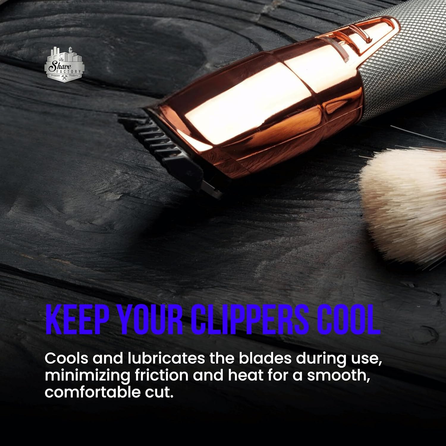 The Shave Factory ClipperCare PLUS+ 6in1 Spray LEMON - 500ML MEGA Size