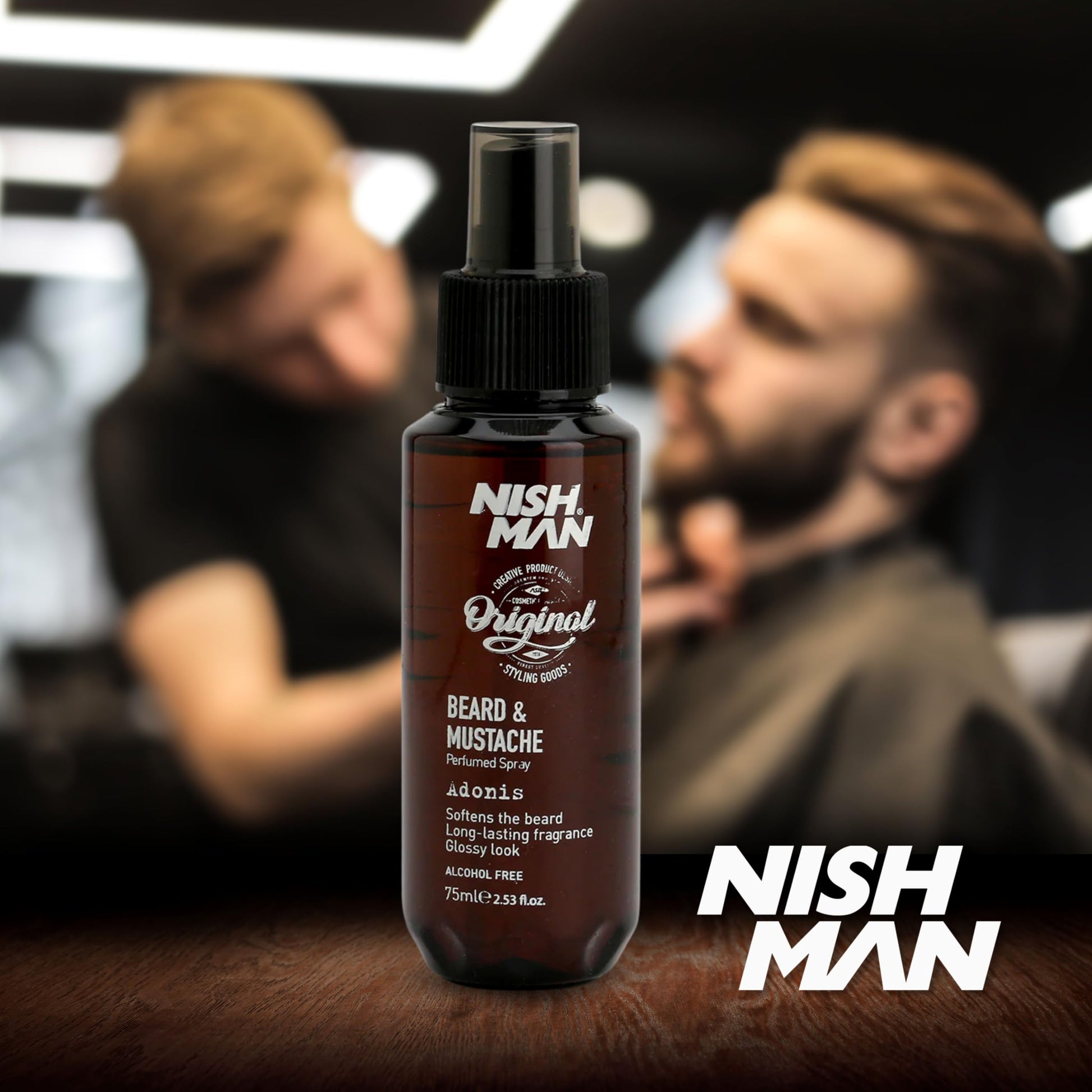 NISHMAN Beard & Moustache Perfume Adonis 75ml - Nishman - Professional Barber Supplies UK | BarberWorld