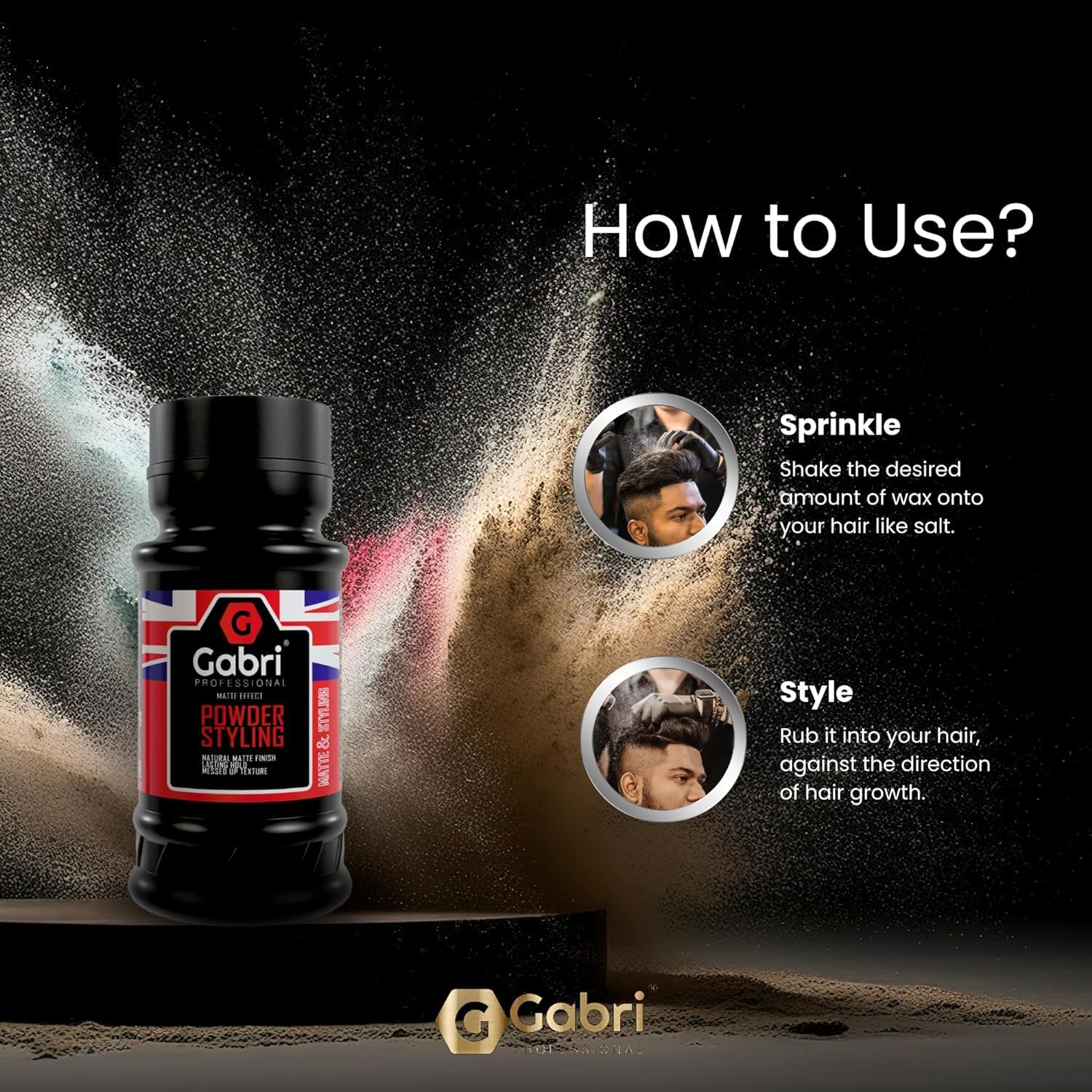 Gabri Hair Styling Powder Wax 21g