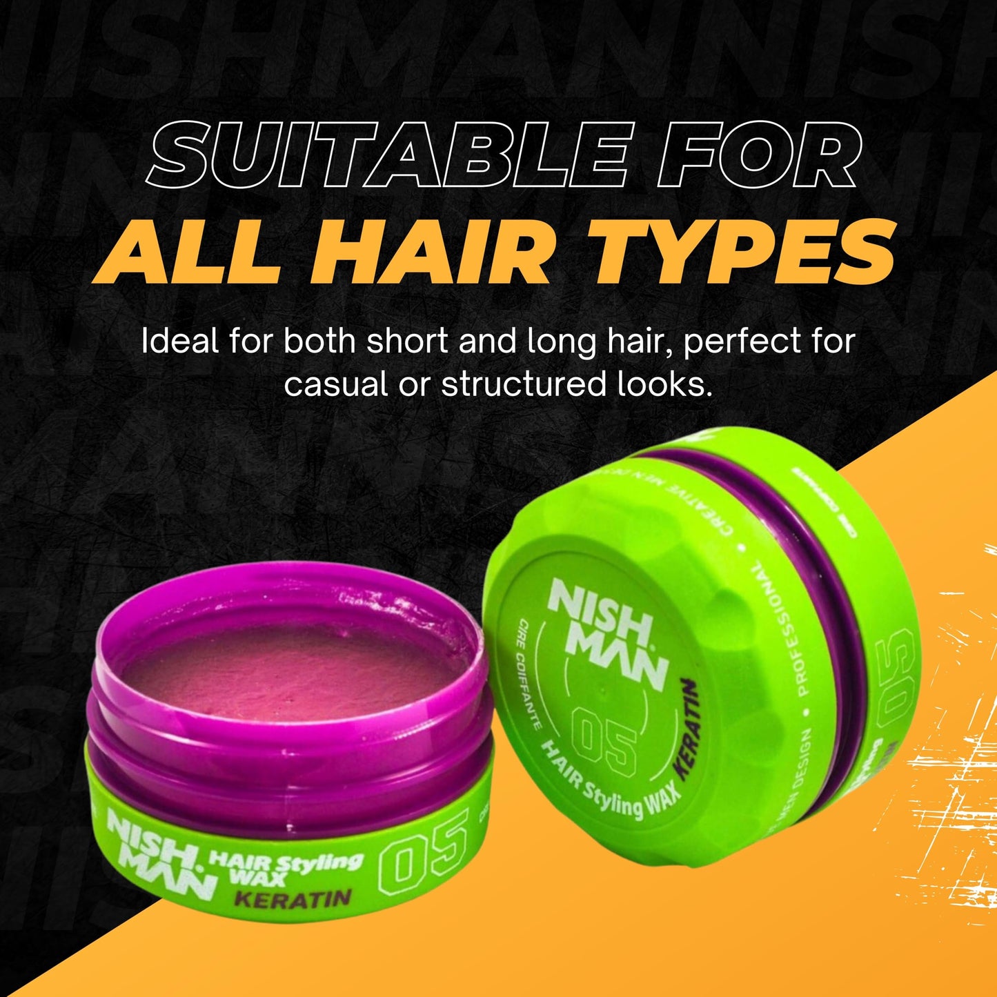 Nishman Hair Styling Wax Series 150ml