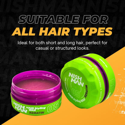 Nishman Hair Styling Wax Series 150ml