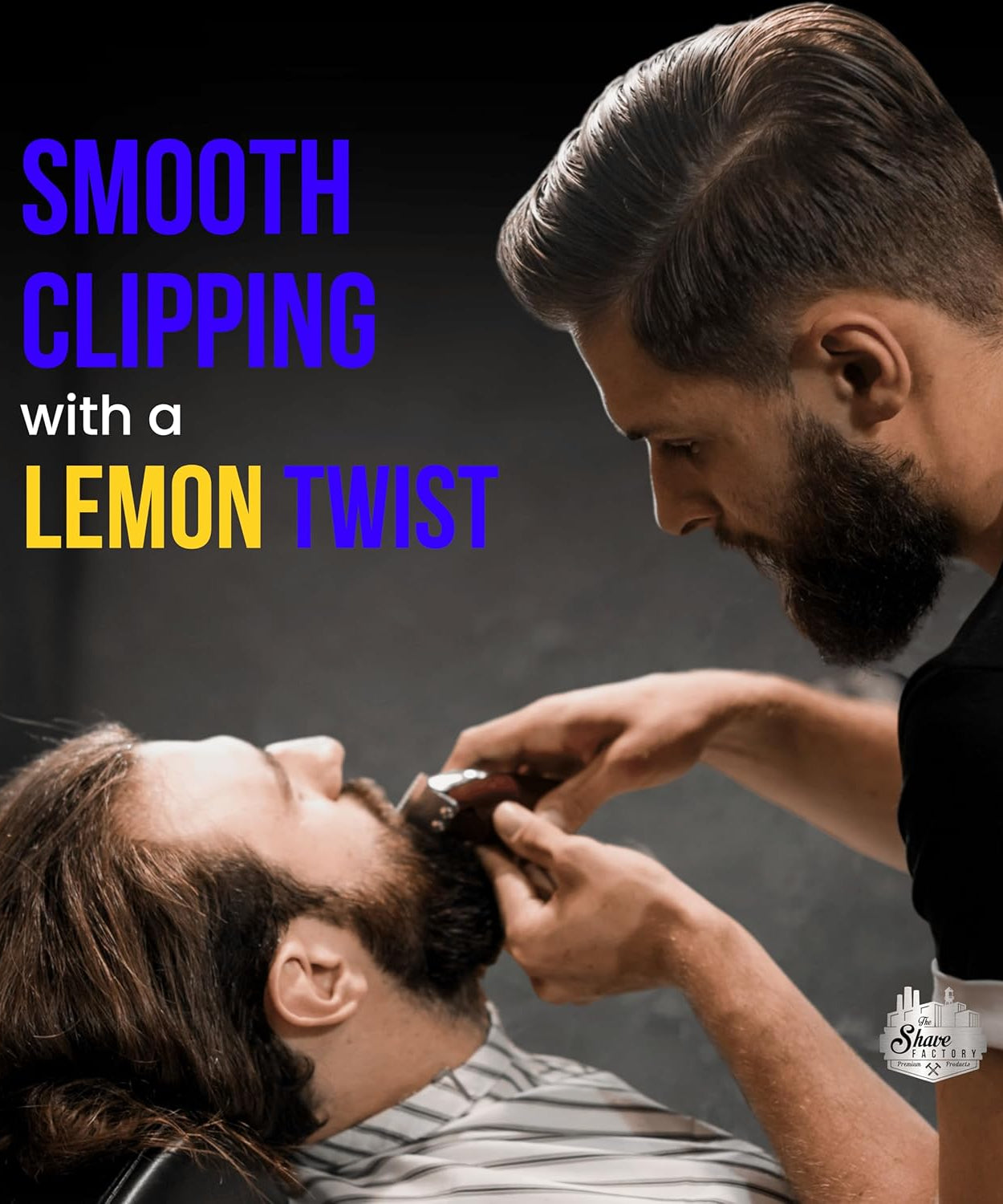 The Shave Factory ClipperCare PLUS+ 6in1 Spray LEMON - 500ML MEGA Size