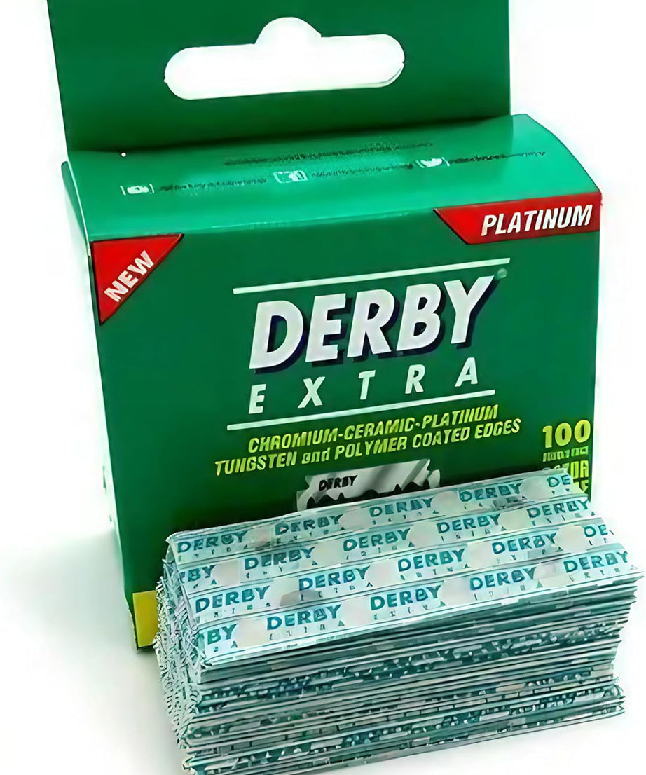 Derby Extra Double Edge Safety Razor Blades for Barbers