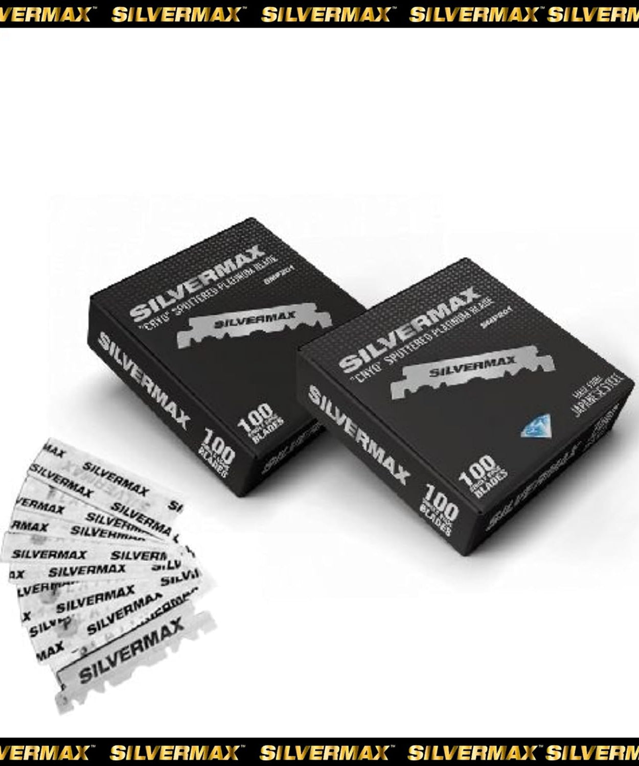 Silvermax Single Edge Razor Blades 100 pcs