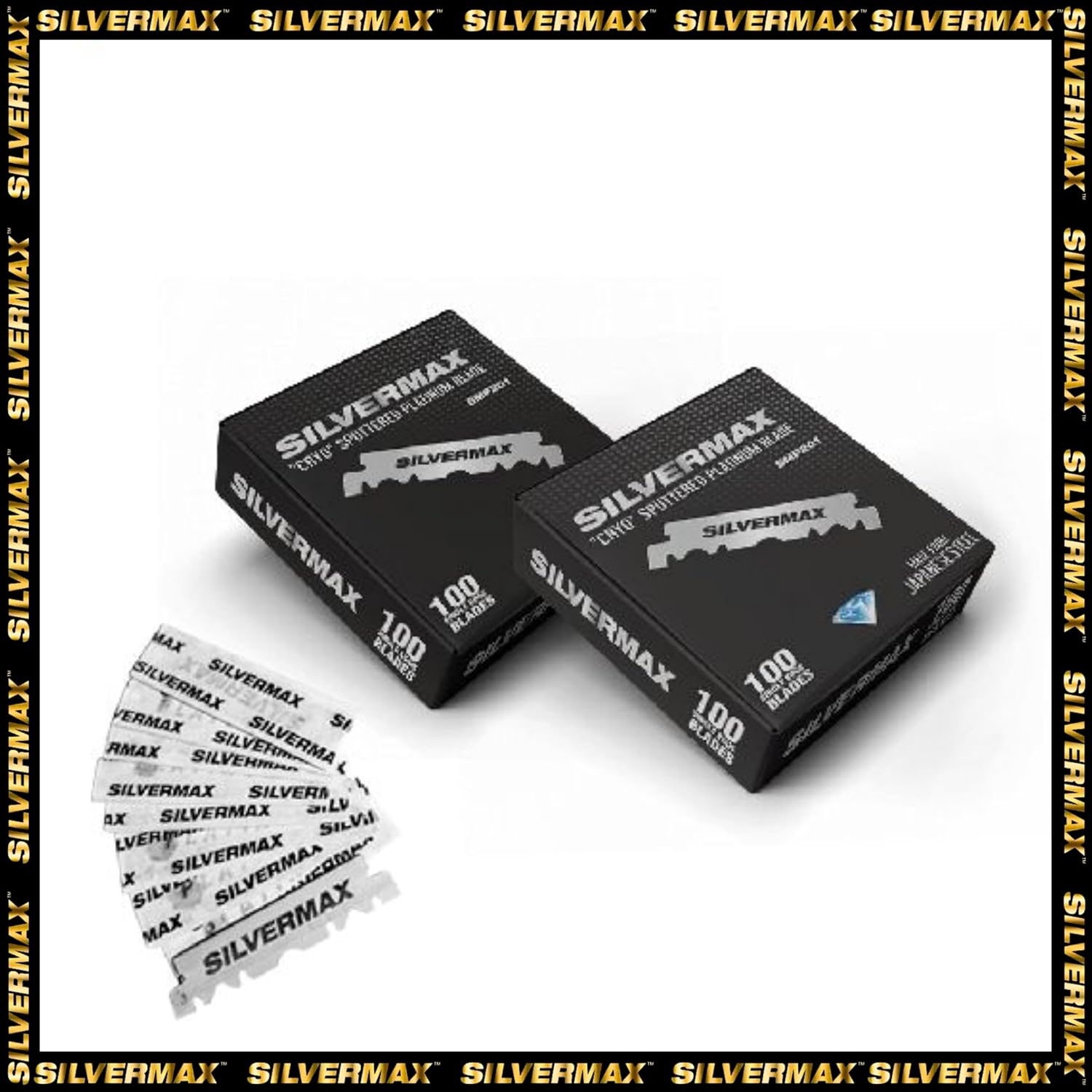 Silvermax Single Edge Razor Blades 100 pcs