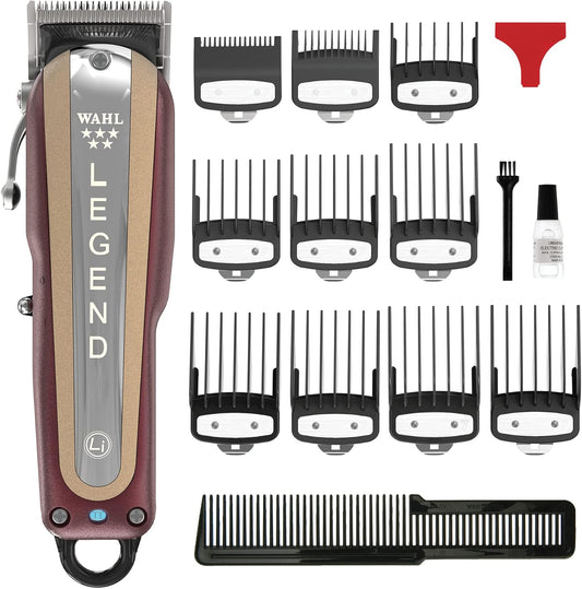 Wahl 5 Star Cordless Legend Clippers with Crunch & Wedge Blades - Wahl - Professional Barber Supplies UK | BarberWorld