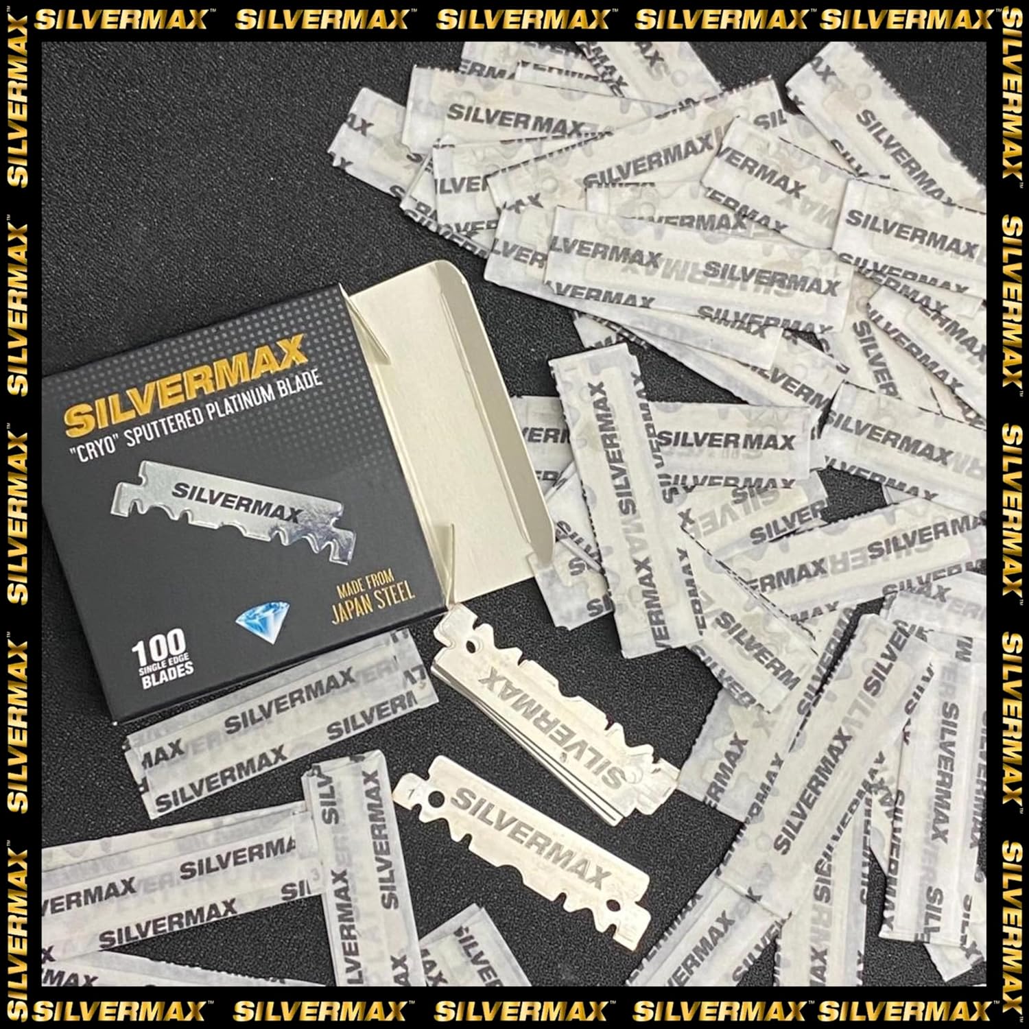 Silvermax Single Edge Razor Blades 100 pcs