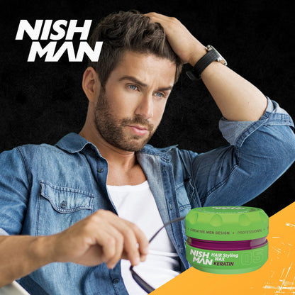 Nishman Hair Styling Wax Series 150ml