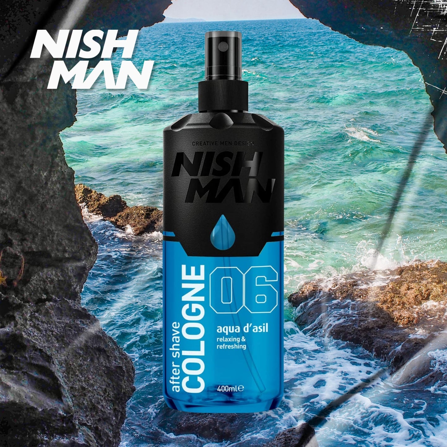 NISHMAN Aftershave Cologne Lemon 150ml-400ml