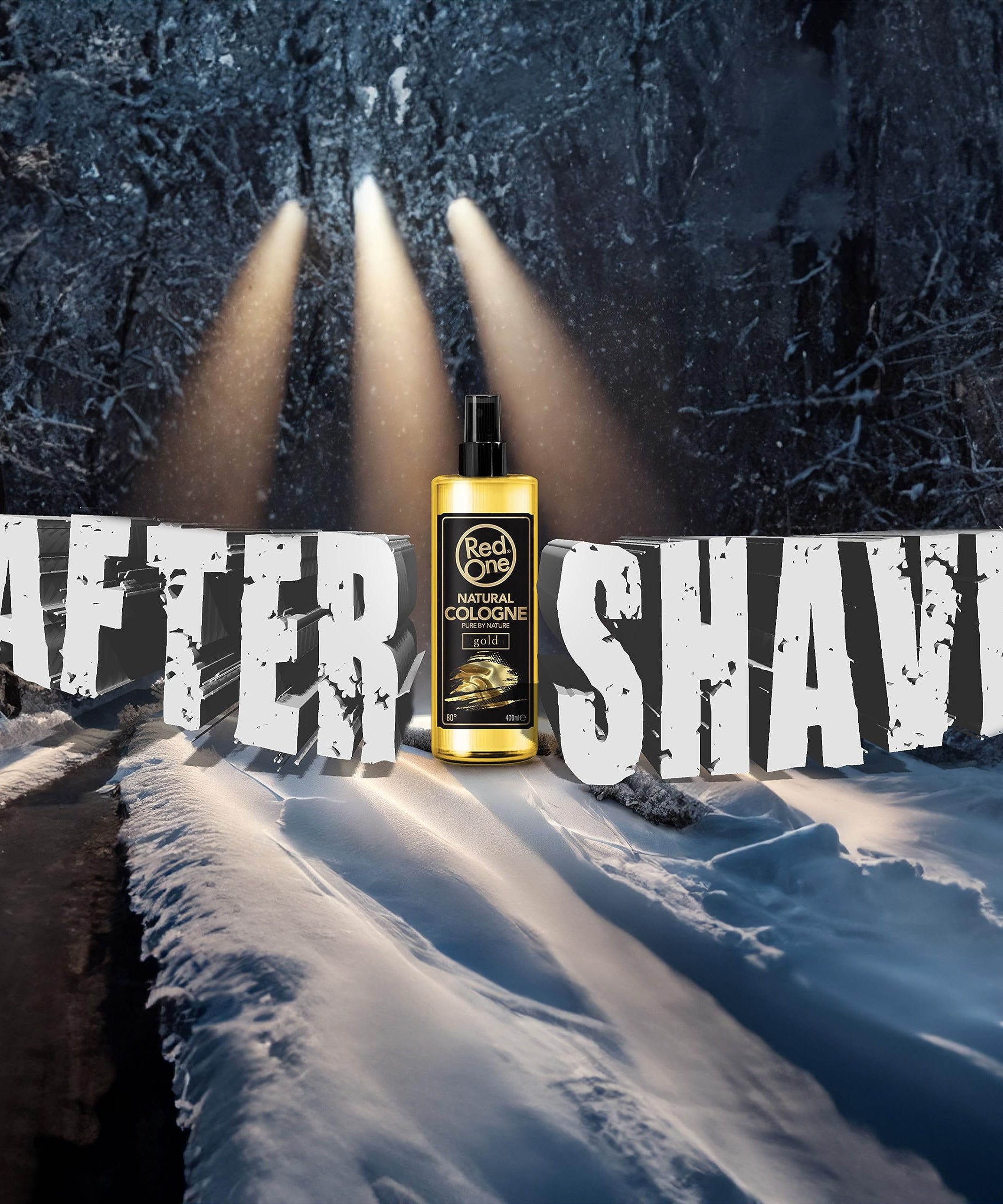 Redone Aftershave Natural Barber Spray Cologne 400 ml