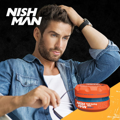 Nishman Hair Styling Wax Series 150ml