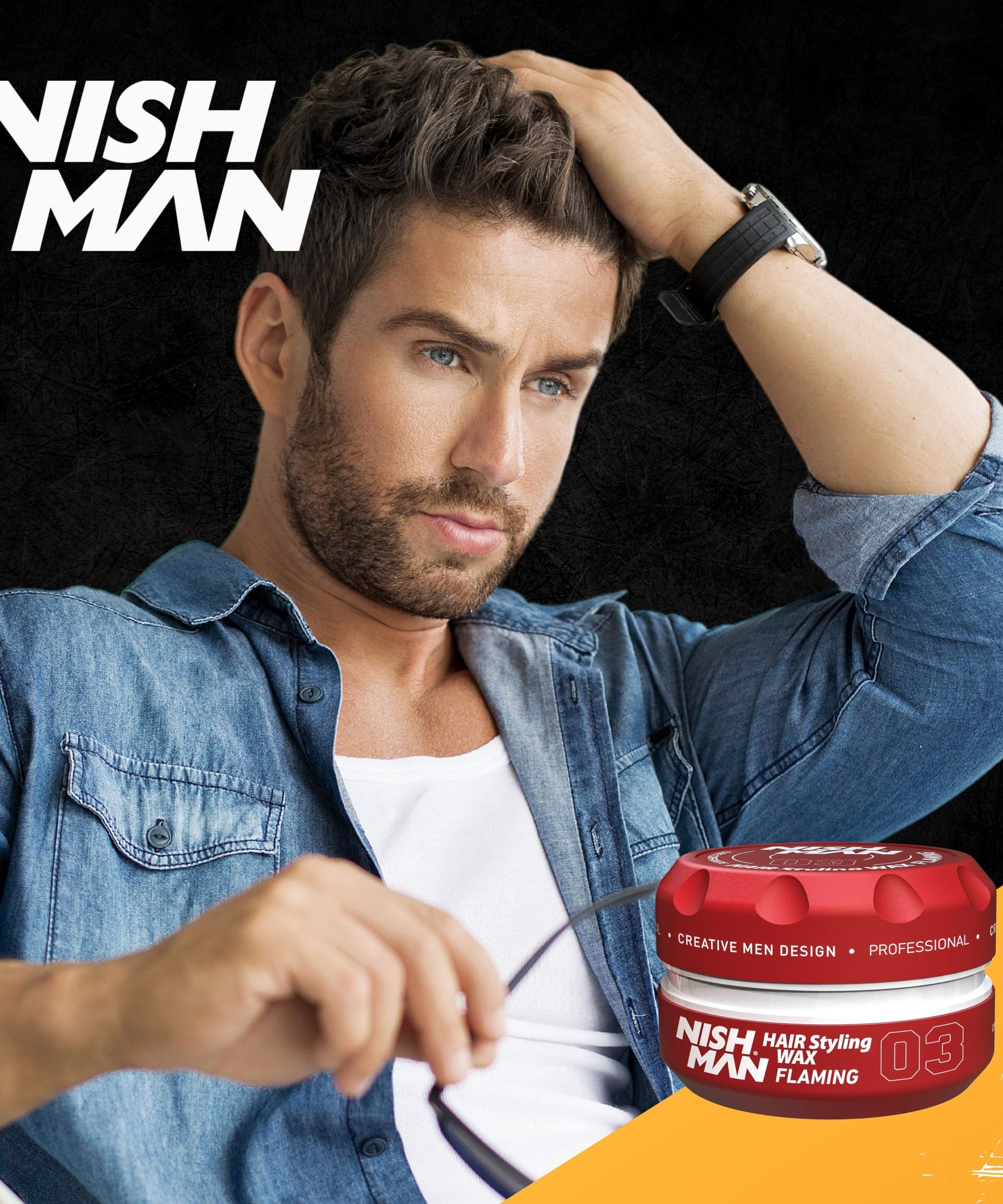 Nishman Hair Styling Wax Series 150 ML
