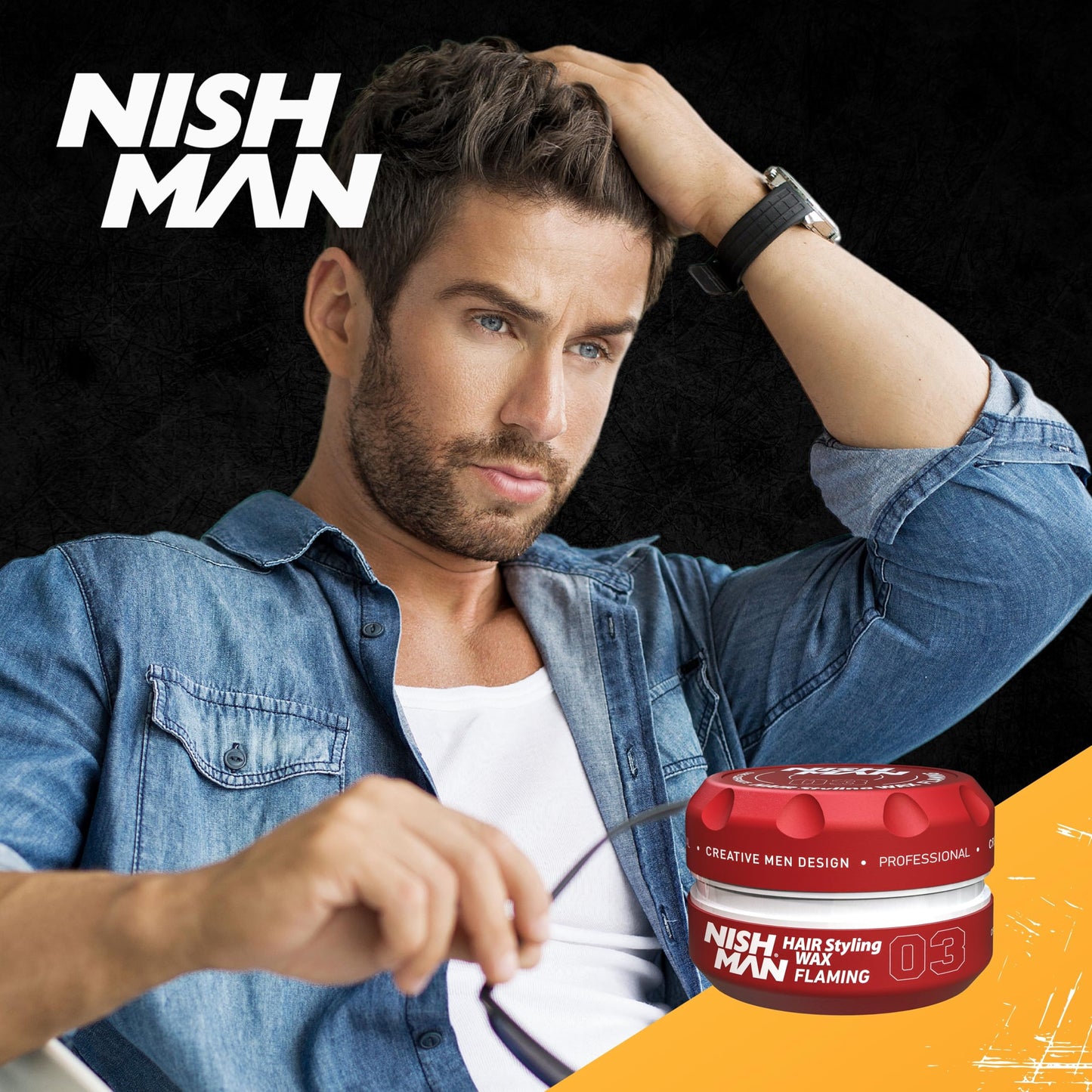 Nishman Hair Styling Wax Series 150ml