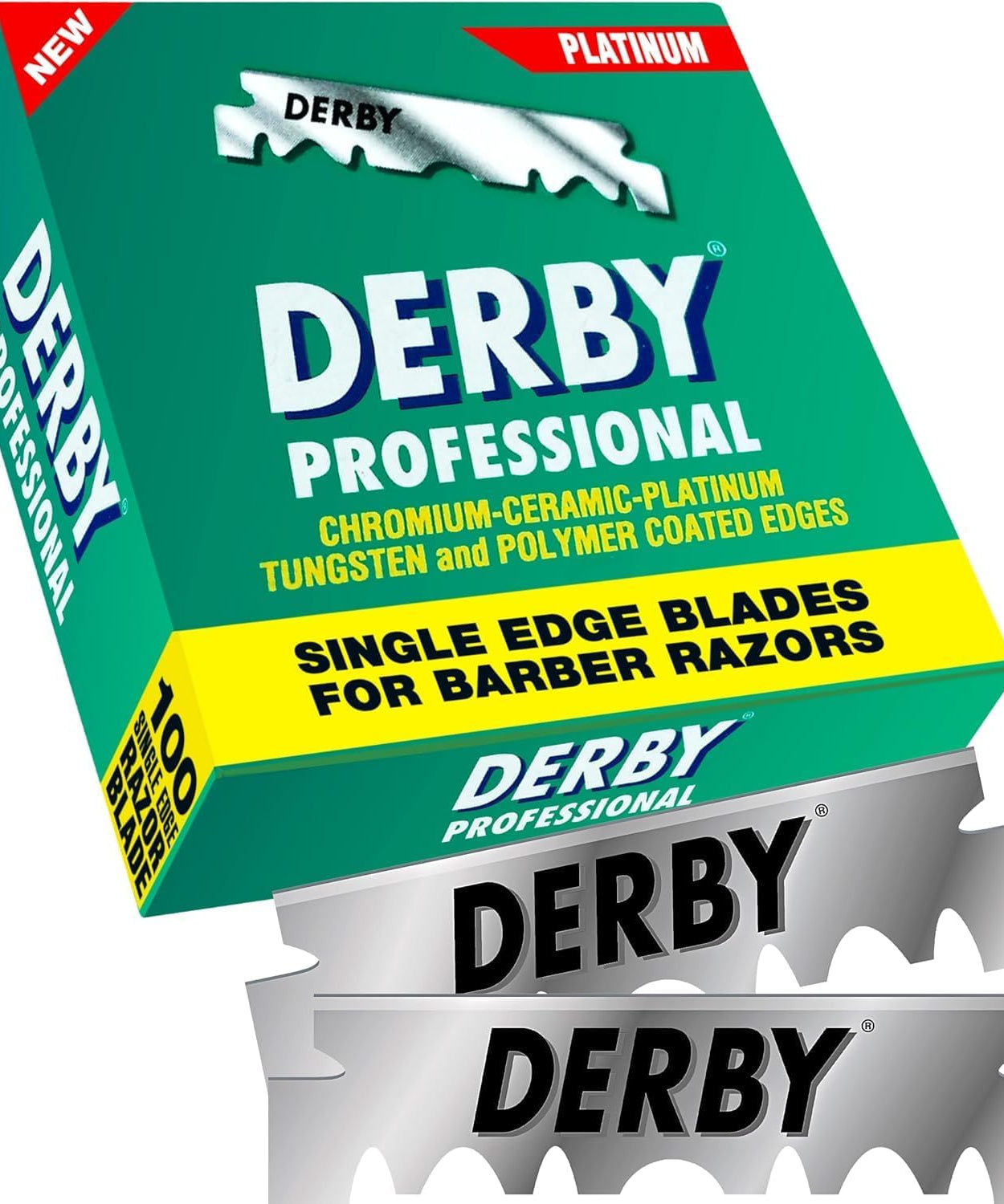Derby Professional Single Edge Razor Blade 100 Pieces