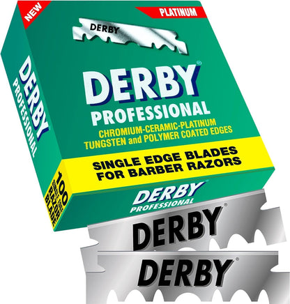 Derby Professional Single Edge Razor Blades 100pk - Derby - Professional Barber Supplies UK | BarberWorld