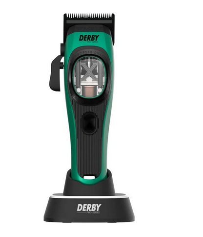 Derby Pro Cordless Hair Clipper 11500RPM Black Diamond Carbon Blade - Derby - Professional Barber Supplies UK | BarberWorld