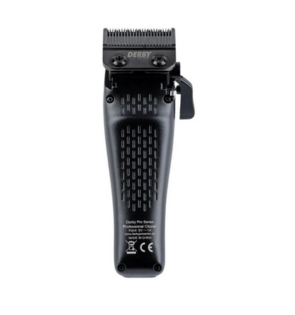 Derby Pro Cordless Hair Clipper 11500RPM Black Diamond Carbon Blade - Derby - Professional Barber Supplies UK | BarberWorld