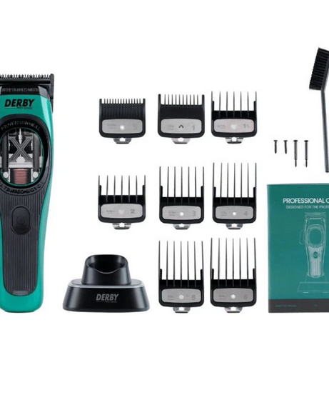 Derby Pro Hair Clipper Cordless 11500RPM | BLACK DIAMOND Carbon Faper Blade