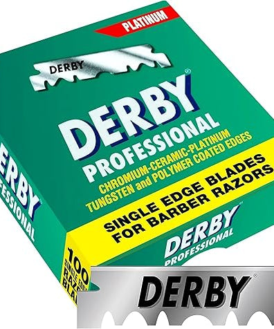 Derby Professional Single Edge Razor Blade 100 Pieces