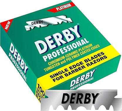 Derby Professional Single Edge Razor Blades 100pk - Derby - Professional Barber Supplies UK | BarberWorld