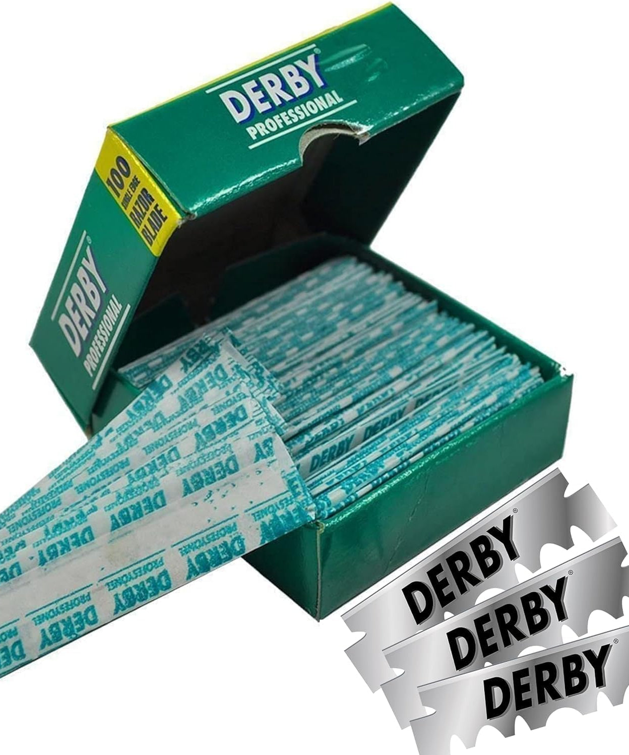 Derby Professional Single Edge Razor Blade 100 Pieces