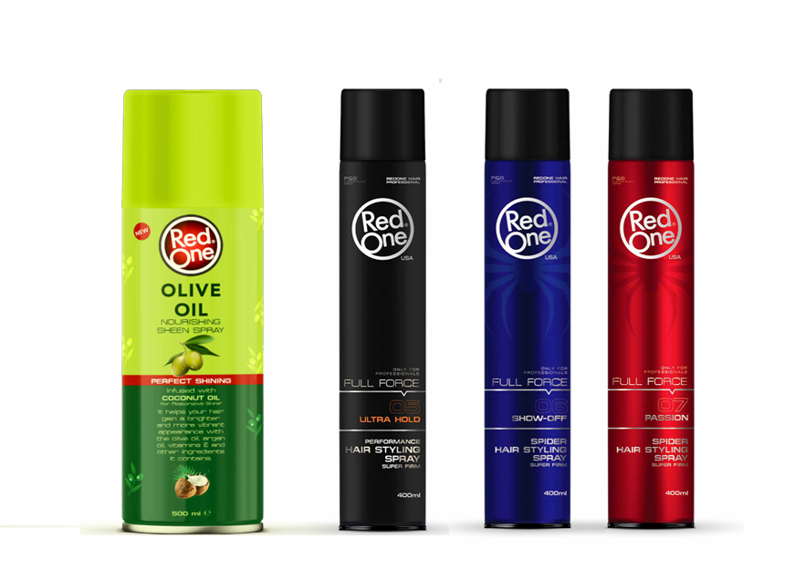RedOne Hair Spray & Olive Oil Spray Duo