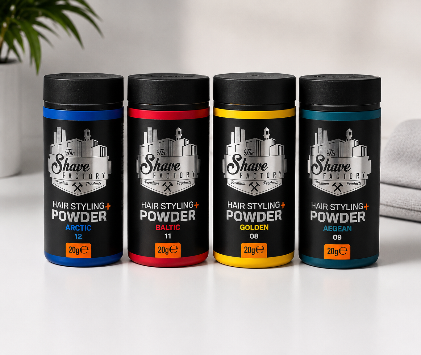 The Shave Factory Ultra Hold Hair Styling Powder Arctic 20g