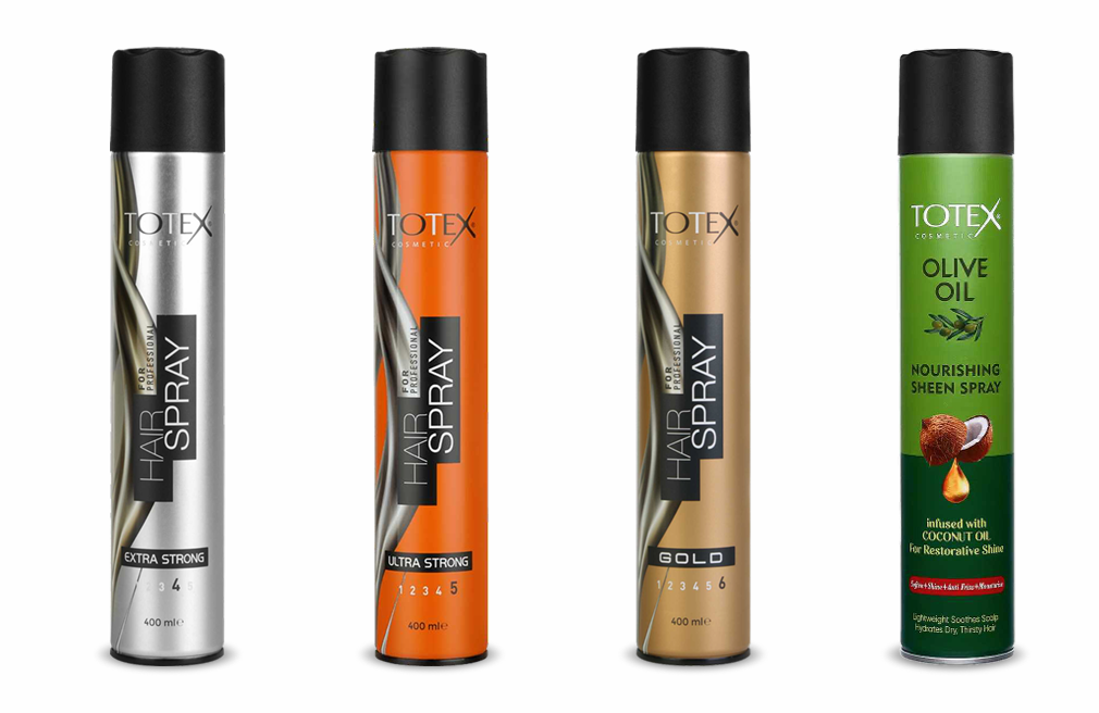 Totex Hair Styling Spray with Olive Oil 400ml