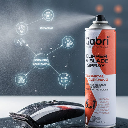 Gabri Clippercide Spray for Hair Clippers 6-in-1 Formula